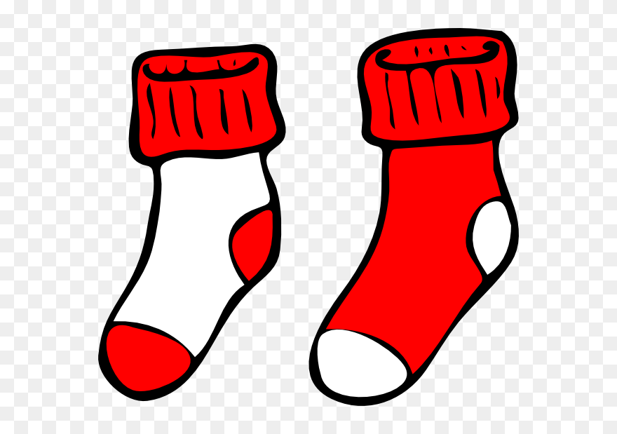 Baseball Socks Clipart Clip Art Freeuse Download Red - Socks Clipart - Png Download