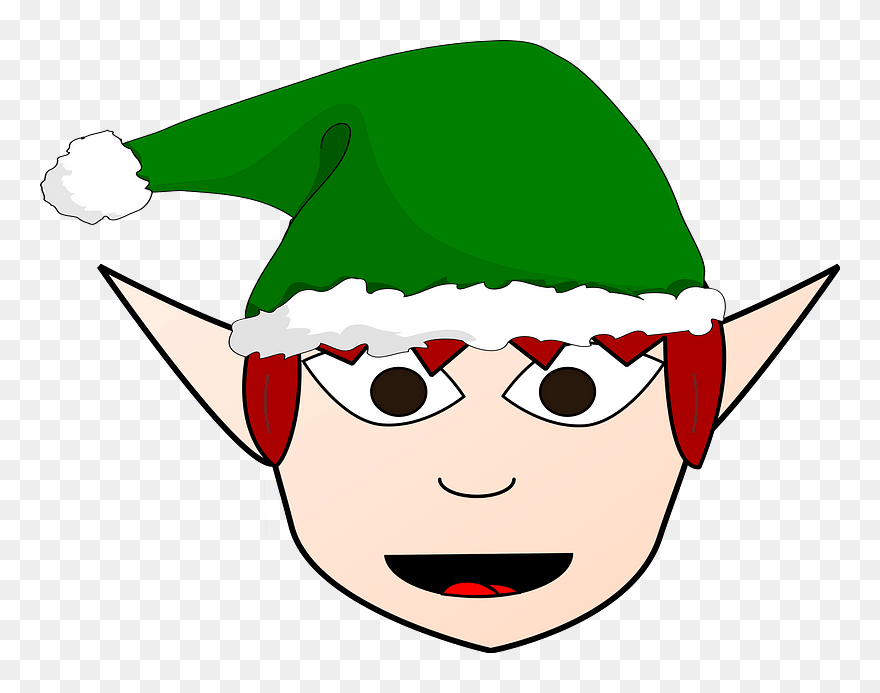Elf Girl Clipart - เอ ล ฟ์ คริสต์มาส - Png Download