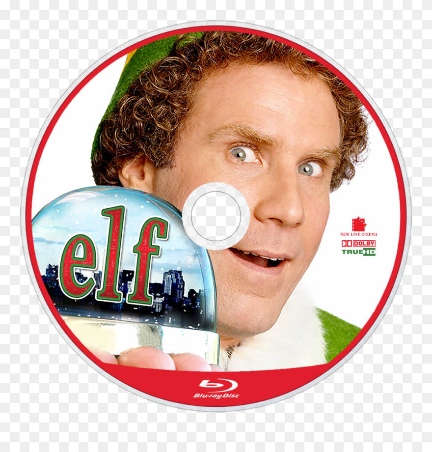 Elf Bluray Disc Image - Elf Movie Fan Art Clipart