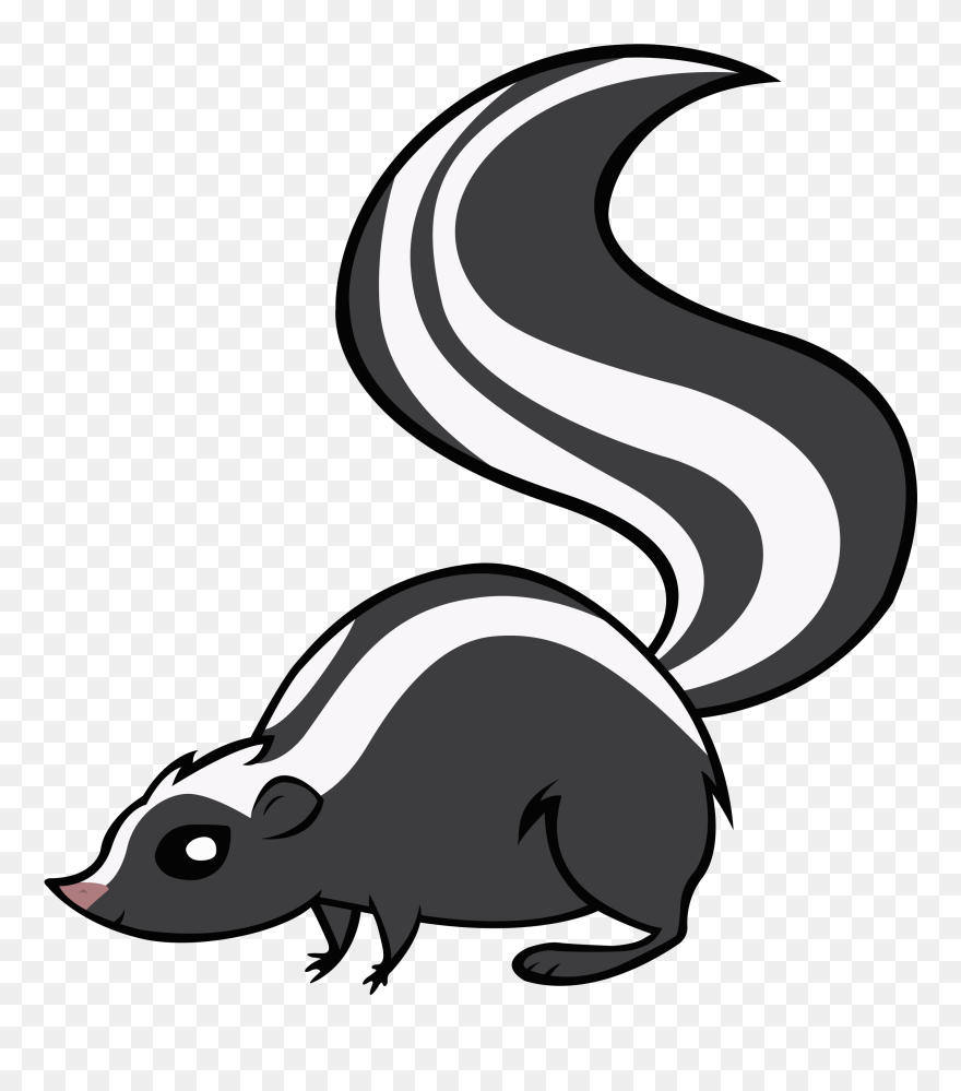 Skunk Clip Art - Skunk Clipart Png Transparent Png