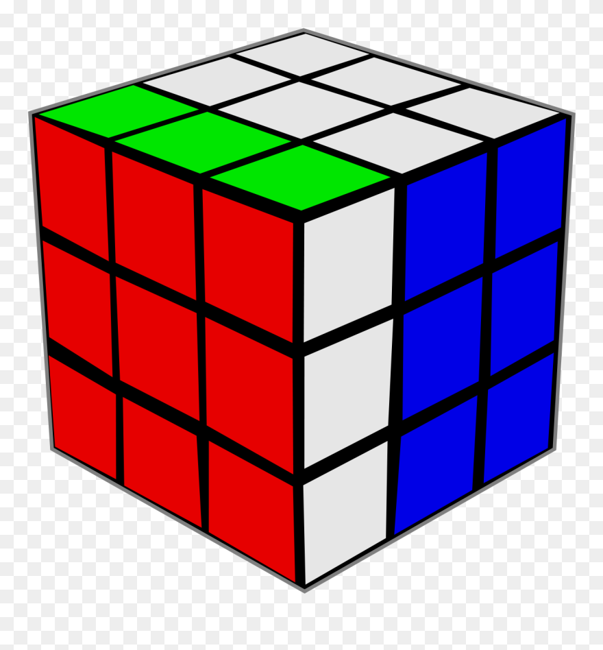 Rubik's Cube Transparent Background Clipart