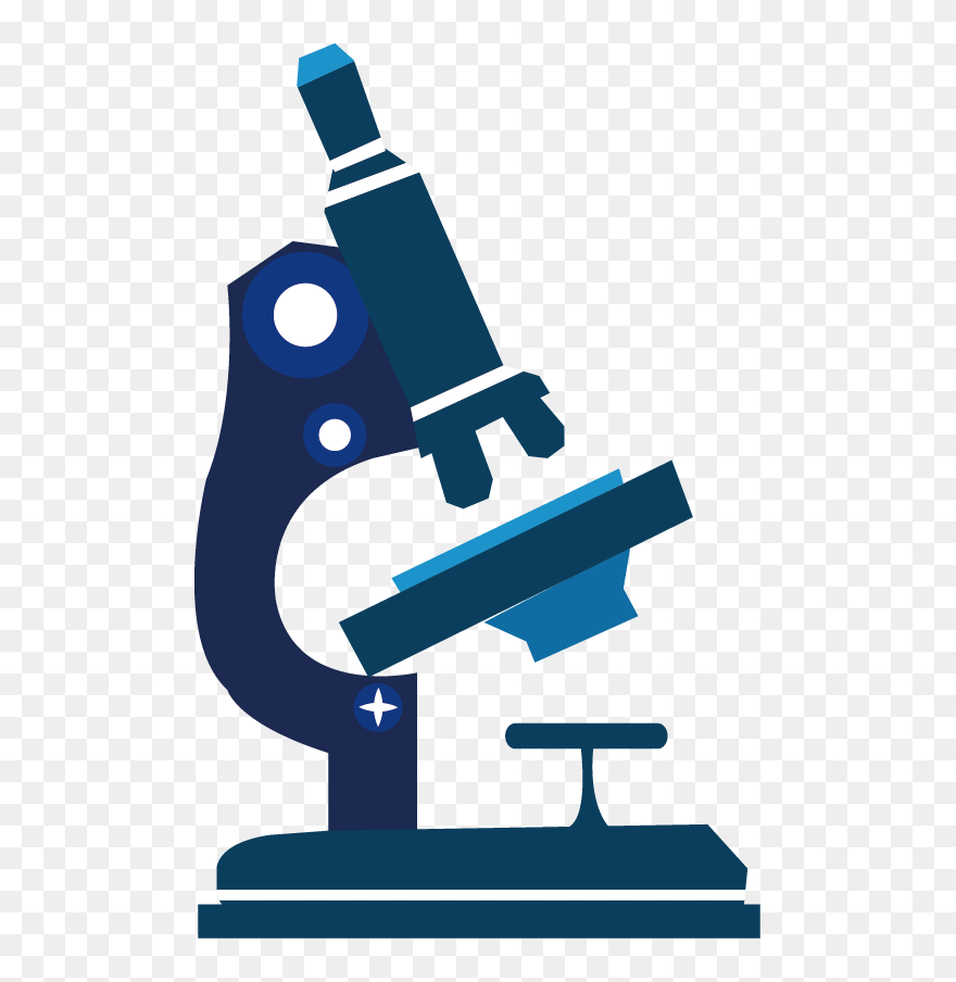 Chemistry Science Euclidean Vector - Transparent Background Microscope Clip Art - Png Download