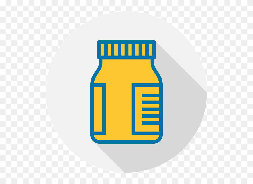 Chemical Bottle - Pharmaceutical Drug Clipart