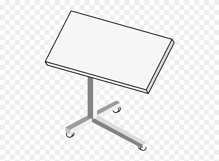 Rolling Laptop Desk Png Images - Clip Art Transparent Png