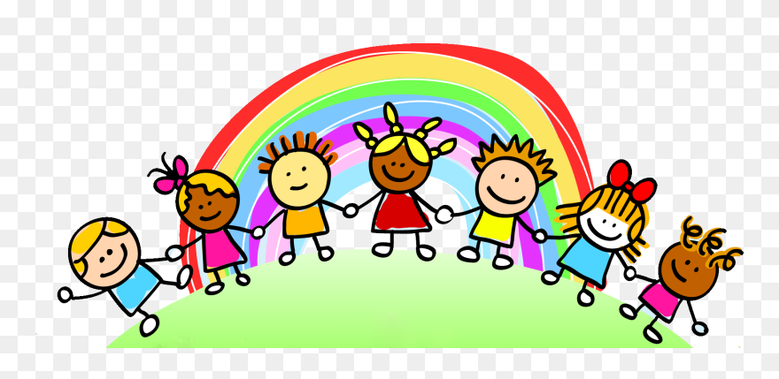 Rainbow Clipart For Kids - Kids Rainbow Clipart - Png Download