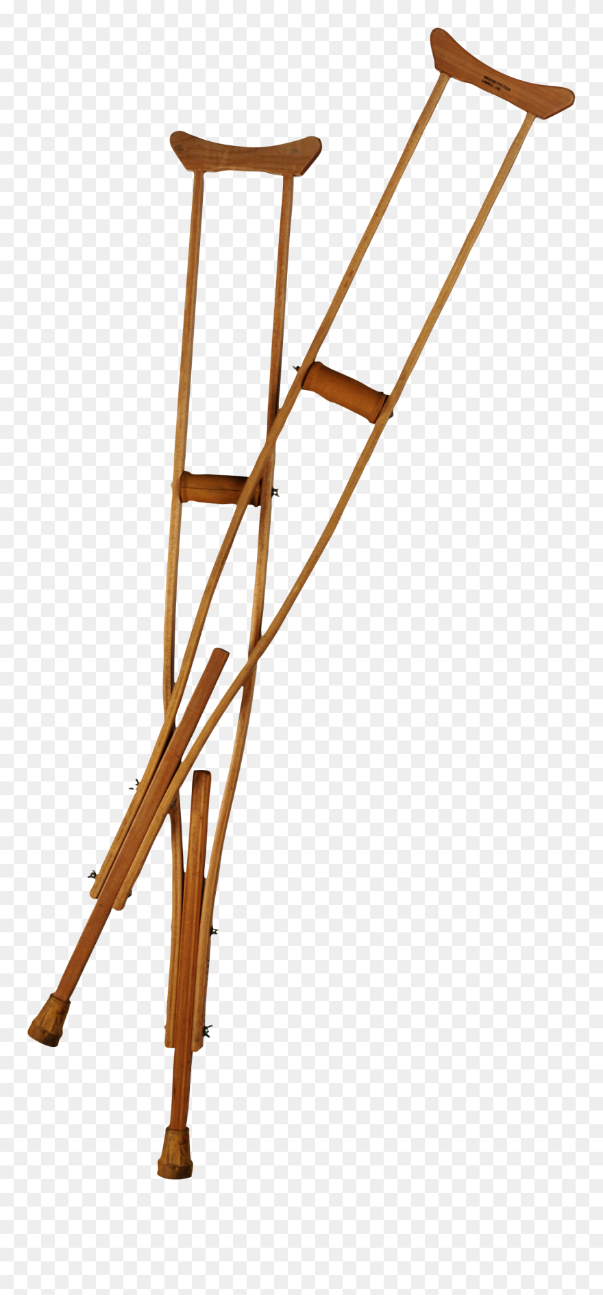 Crutches Png - Wooden Crutches Png Clipart
