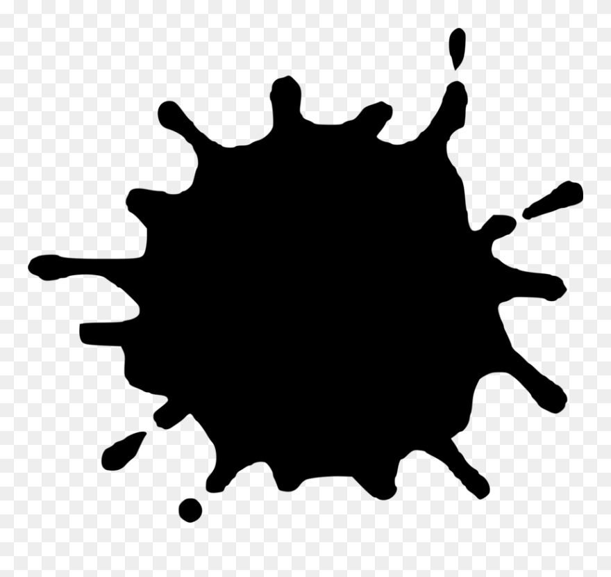 Leaf,monochrome Photography,artwork - Nickelodeon Splat Logo Blank Clipart