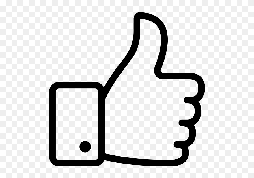 Youtube Like Button Transparent Clipart