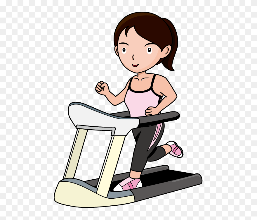 フィットネス04 ランニング の無料イラスト - Cartoon Clipart