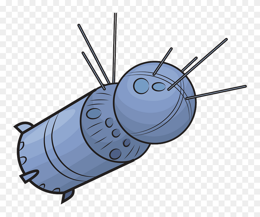 Vostok Spacecraft Clipart - Dibujos Del Vostok 1 - Png Download
