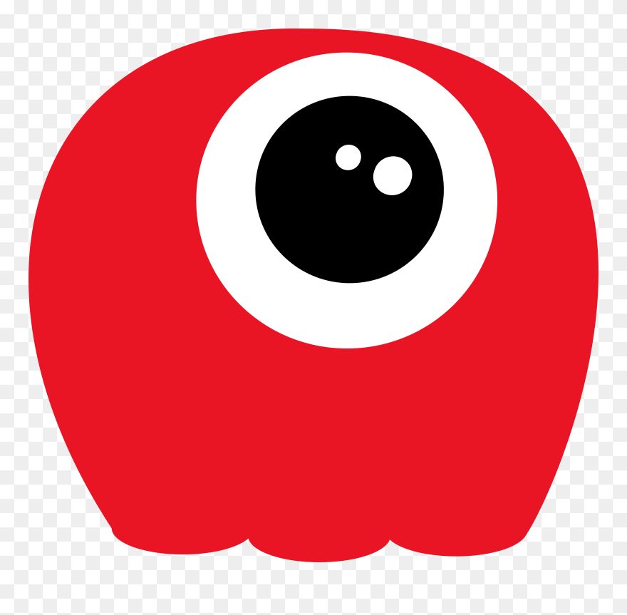 Eye Patch Clipart One Eyed - Alien One Eye Cartoon - Png Download