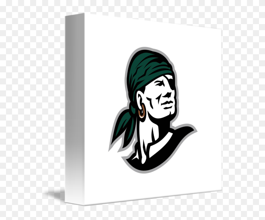 Pirate Headscarf Eye Patch Retro - Eyepatch Clipart