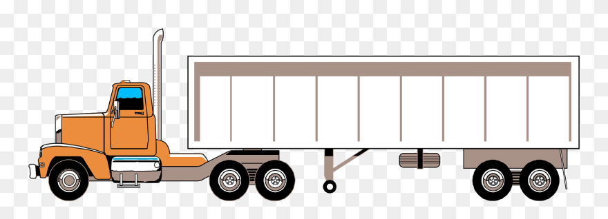 18 Wheeler Truck Clipart - Png Download