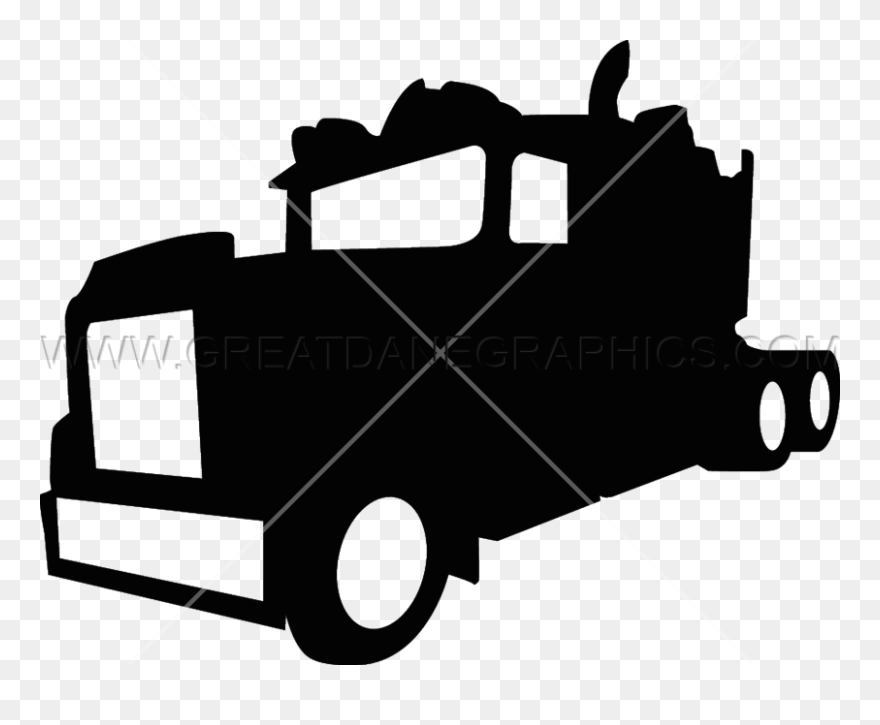 Big Bad Truck Production Ready Artwork For T Shirt - Illustration Clipart