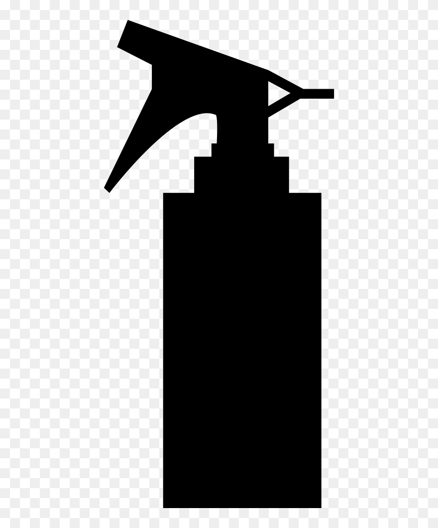 Tool Clipart Hair Stylist - Spray Bottle Silhouette Png Transparent Png