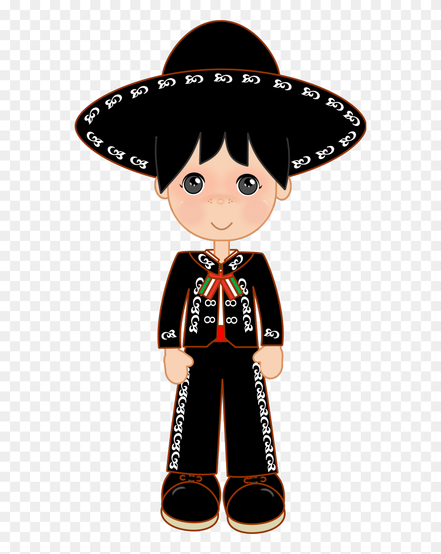 Caricatura Charros Mexicanos Clipart