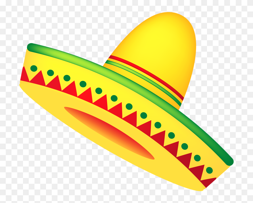 Maracas Clipart Poncho Mexican - Mexican Transparent Sombrero Png