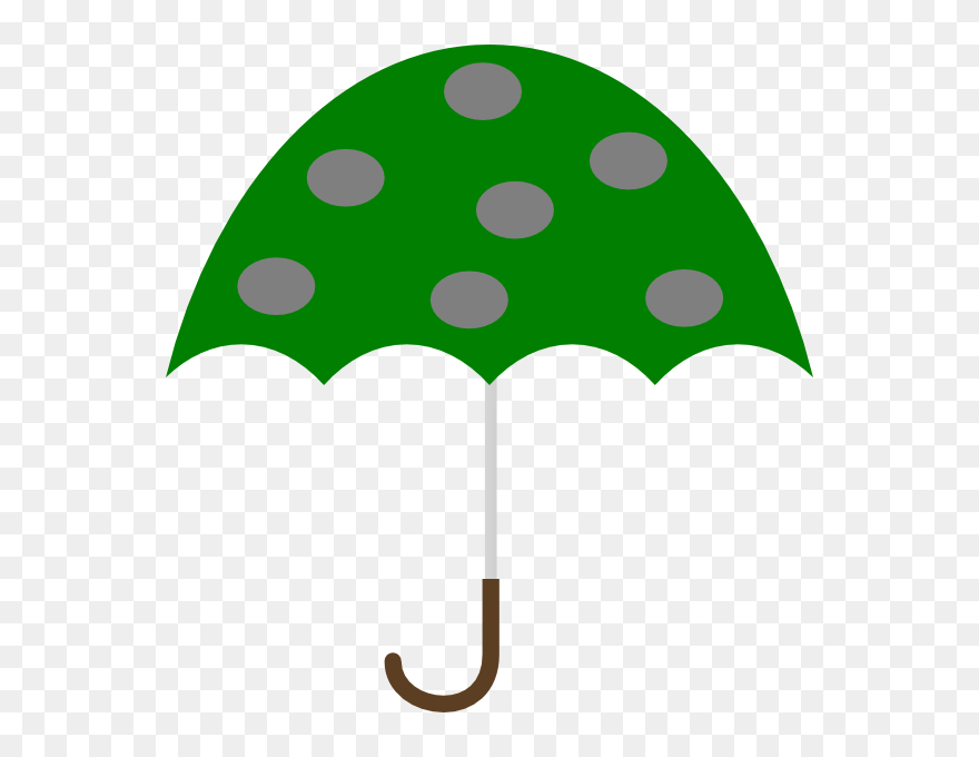 Pink Polka Dots Umbrella Clip Art - Png Download