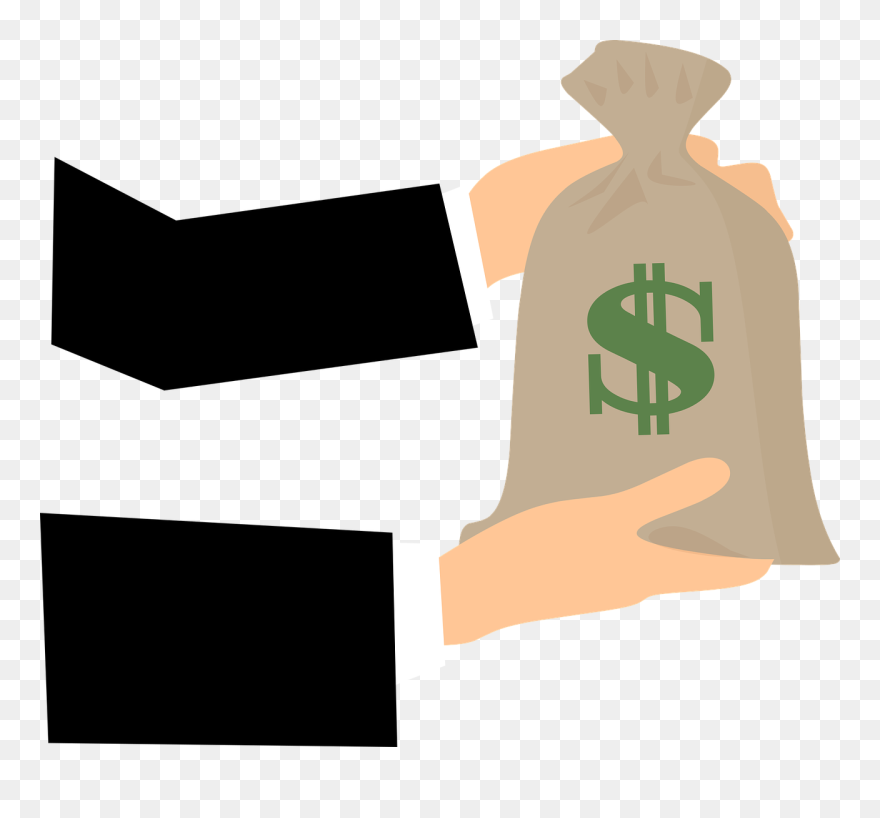 Bonus Money Clipart Png Royalty Free Stock Collection - ถือ เงิน Png Transparent Png