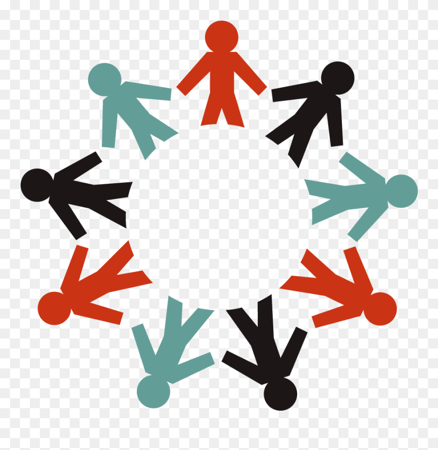 Circle Of Holding Hands Clipart