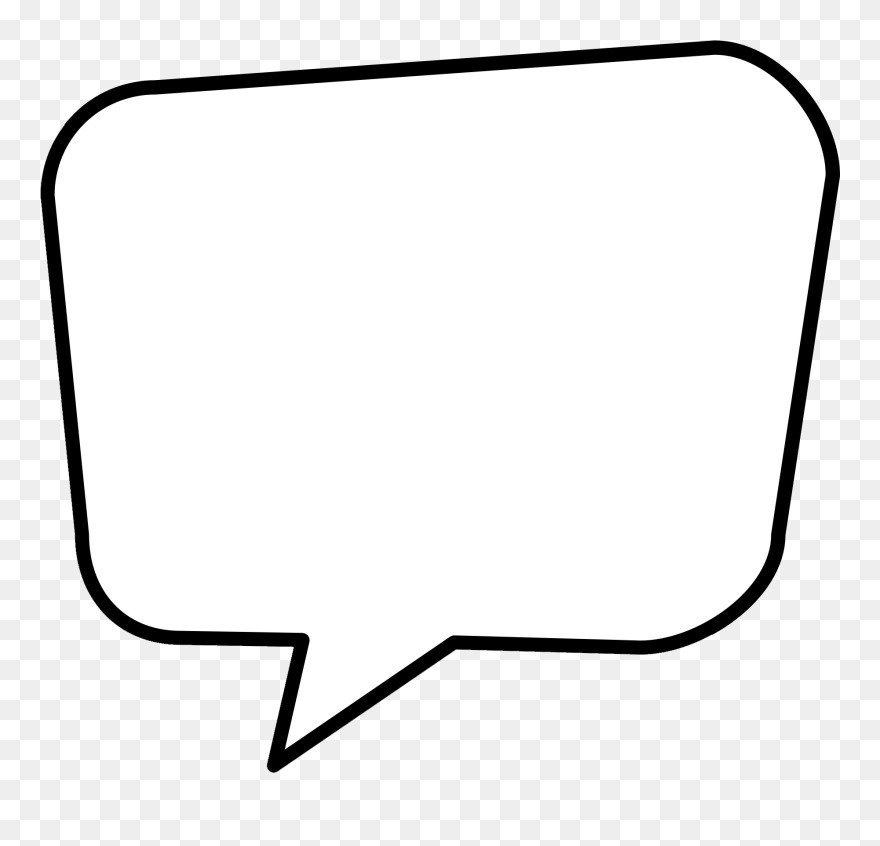 Car Black And White Clip Art - White Chat Bubble Icon - Png Download