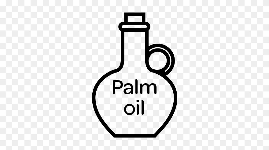 Oil Clipart Palm Oil - Glass Bottle - Png Download