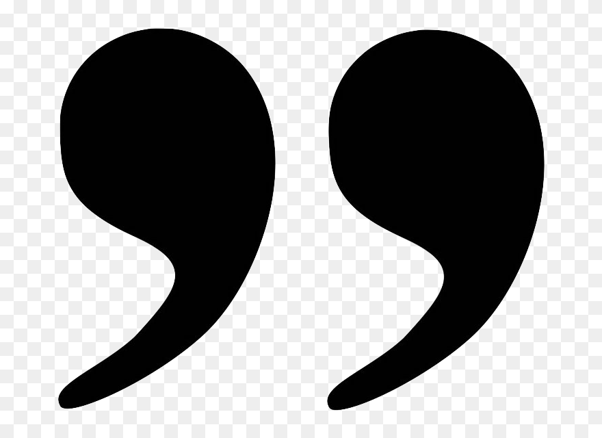 Quotation Mark Transparent - Transparent Quotation Marks Clipart