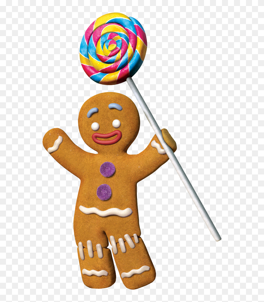 The Gingerbread Man Donkey Shrek The Musical - Cartoon Shrek Gingerbread Man Clipart