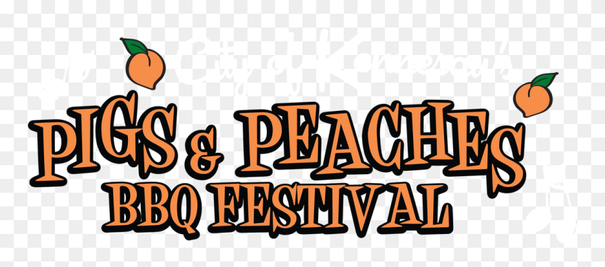 Pigs & Peaches Bbq Festival Header Clipart