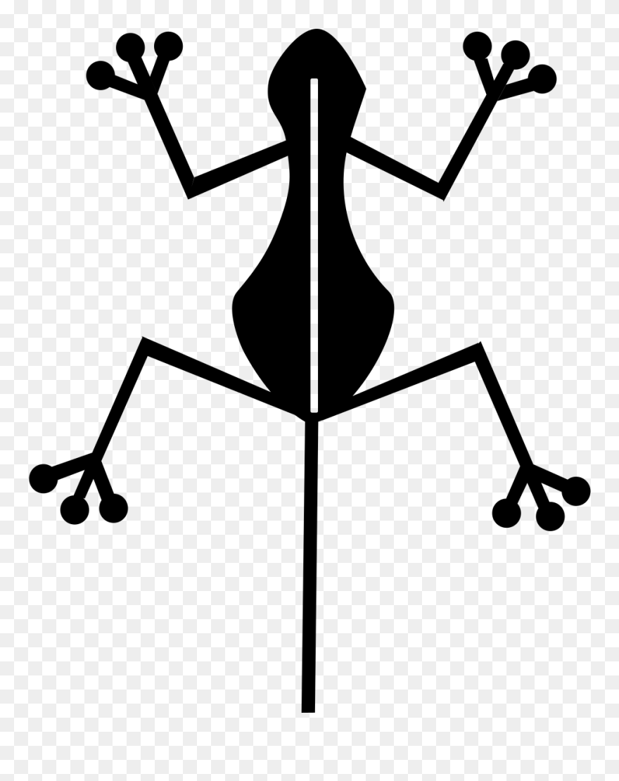 Frog - Dibujos Precolombinos Clipart