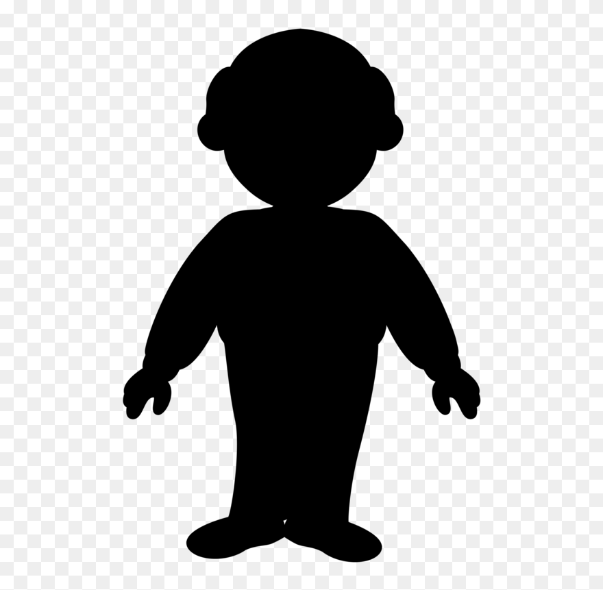 Clip Art Human Behavior Black Silhouette Male - Png Download