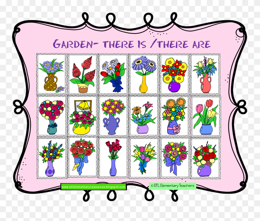 Efl Elementary Teachers Nature Or Garden Theme For - Flower Clipart - Png Download