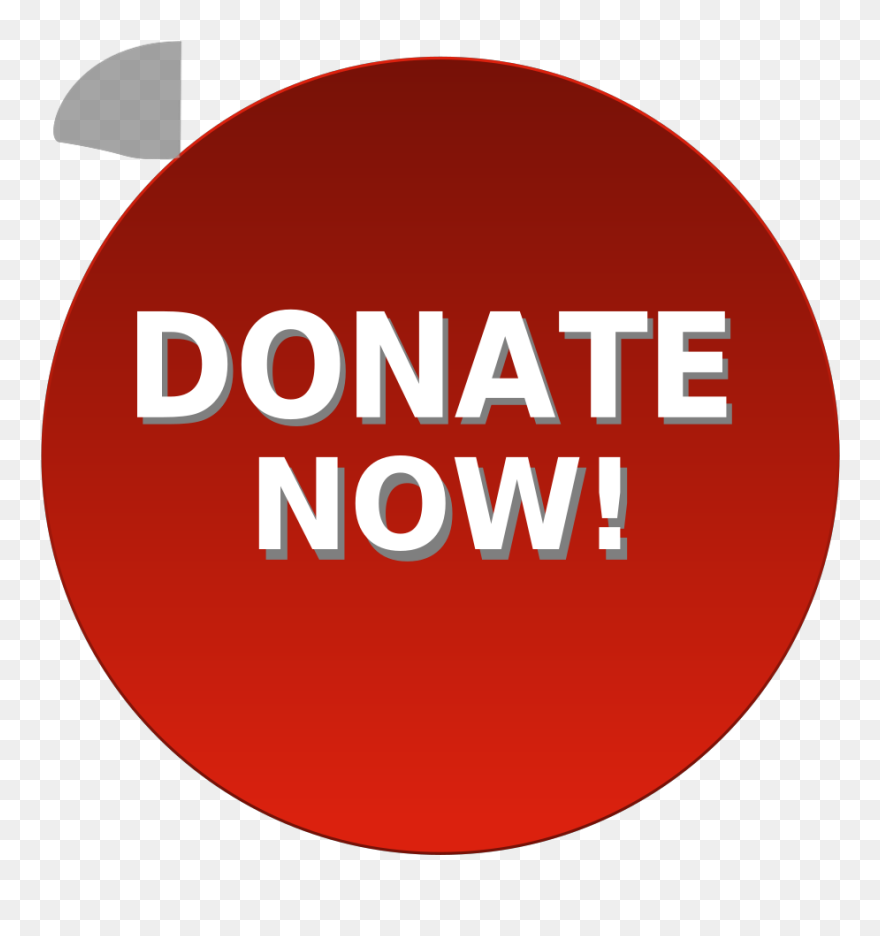 Donate Button Svg Clip Arts - Circle - Png Download