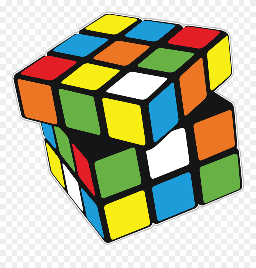 Rock N Roll Baby Music Toy Totally 80s, Vol - 80s Rubix Cube Clipart - Png Download