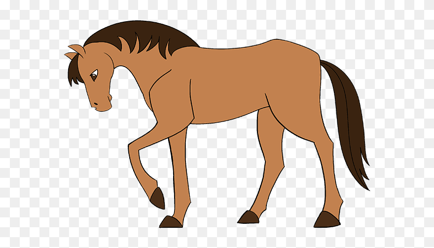 How To Draw A Simple Horse - Simple Picture Of Horse Clipart