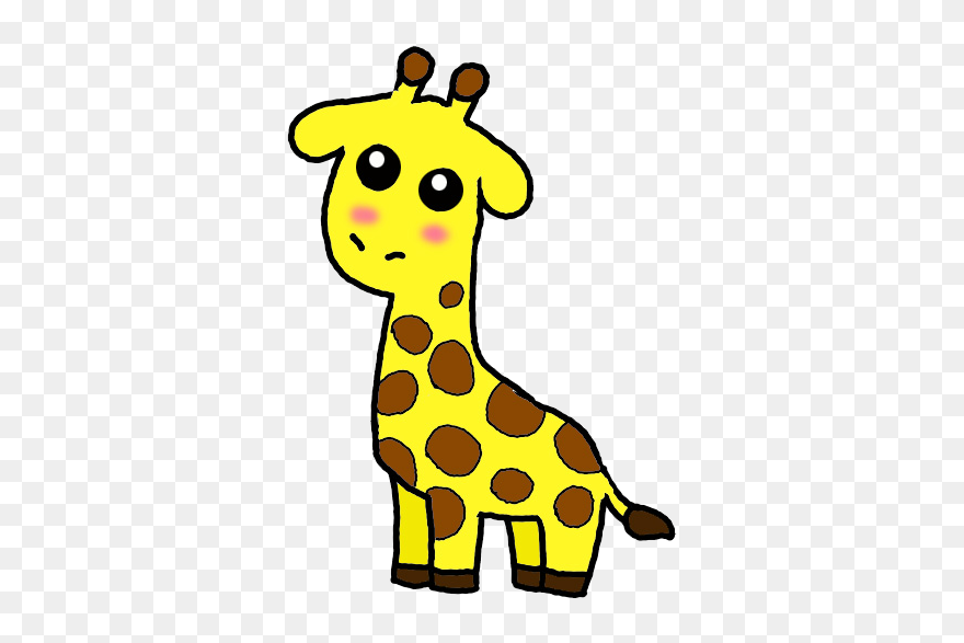 Draw A Giraffe Clipart