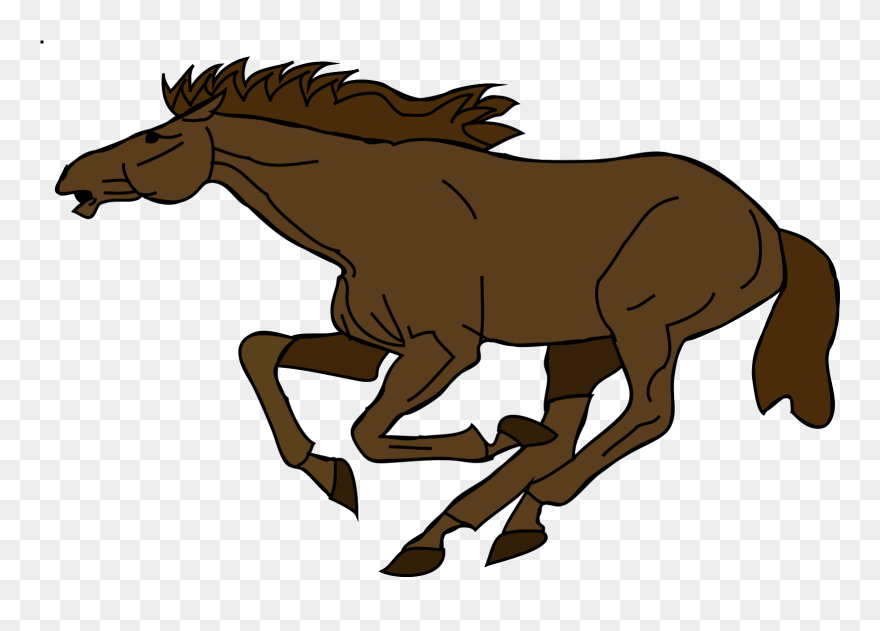 Horse Running Cartoon Png Clipart