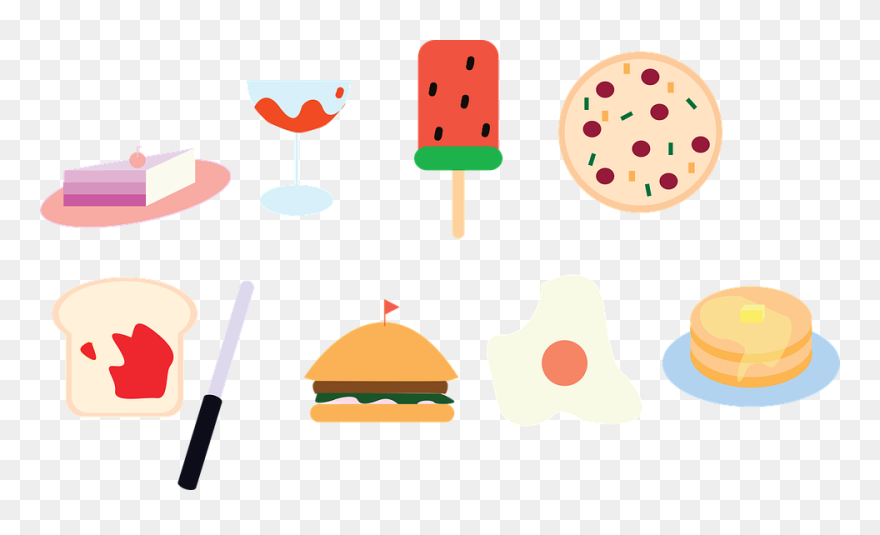 เค้ก เบอร์ เกอร์ การ์ตูน Clipart