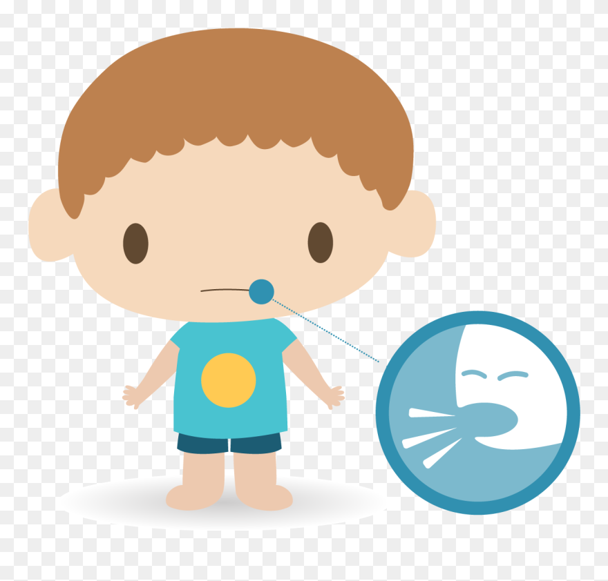 Cough Clipart Transparent - Coughing Cartoon Transparent Background - Png Download