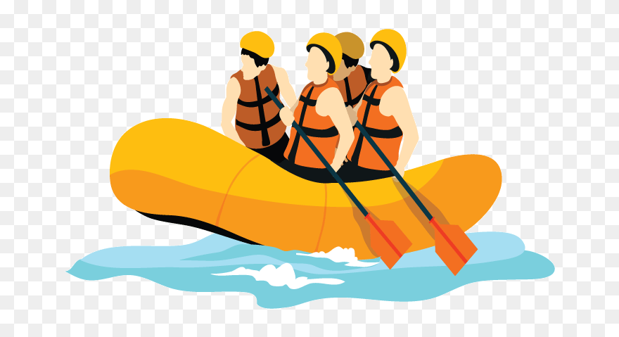 Intro-rafting - 국내 해양 레저 관광 이용객 Clipart