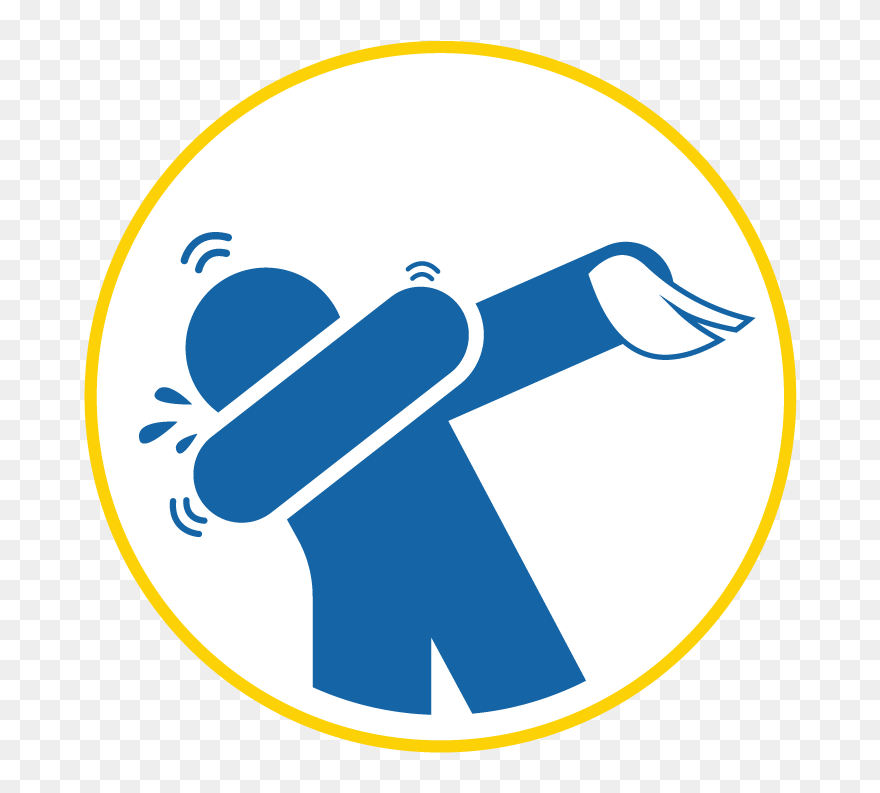 Use Your Elbow - Cough Into Elbow Icon Clipart