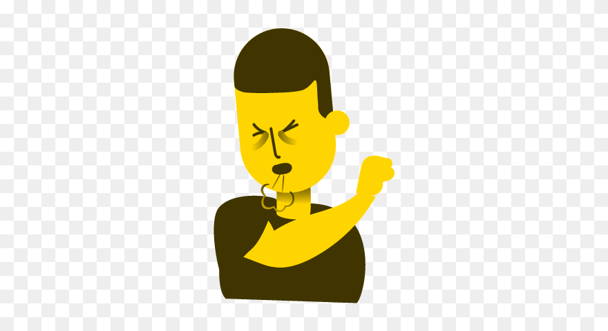 Tossindo No Cotovelo Png Clipart