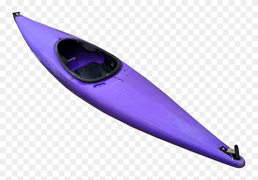 Purple Canoe Transparent Image - Canoe With No Background Clipart