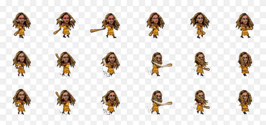 8 Bit Character Animation Clipart