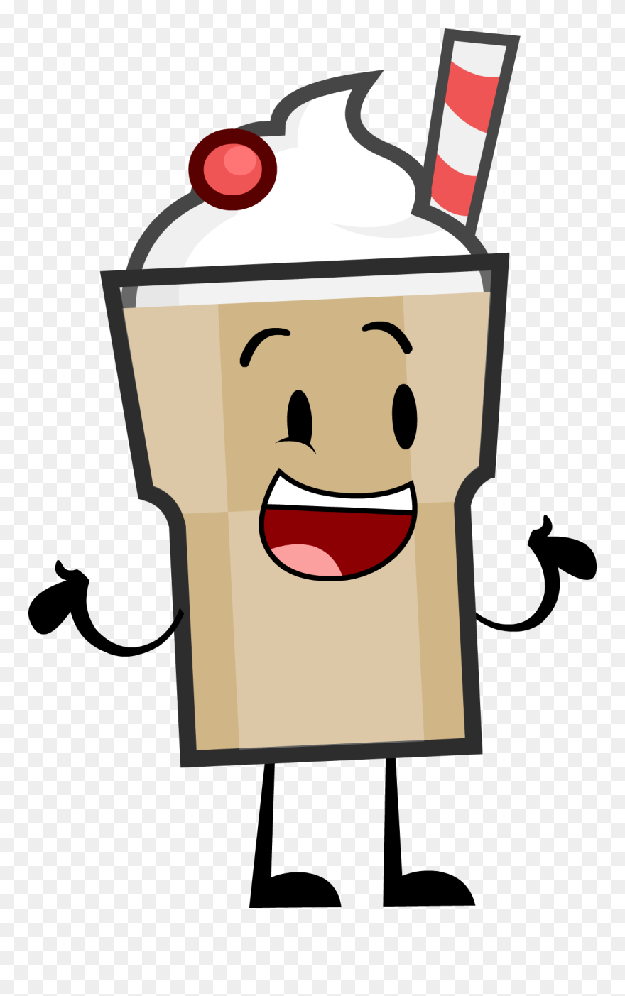 Current - Happy Cartoon Milkshake Png Clipart