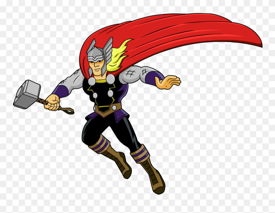Thor Marvel Clipart - Phineas And Ferb Mission Marvel Thor - Png Download
