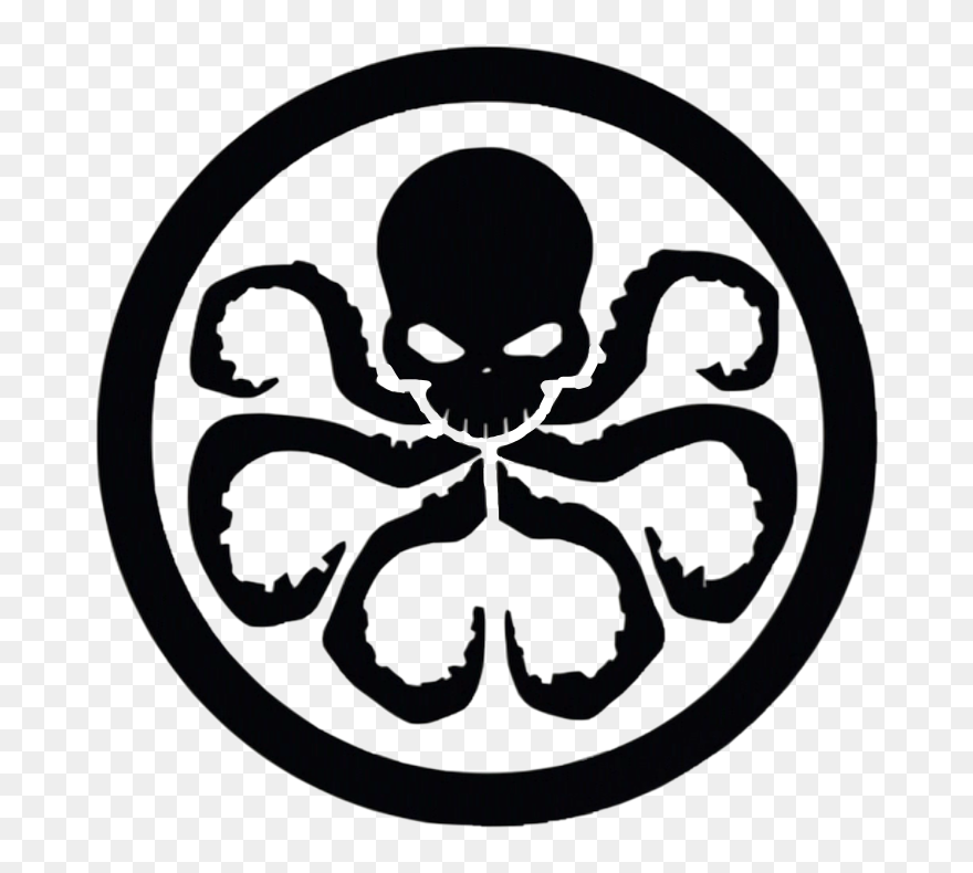 Clipart Of Hyrda Symbol Clip Black And White Download - Charing Cross Tube Station - Png Download