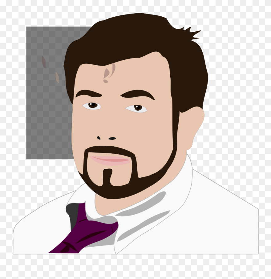 Male Avatar Svg Clip Arts - Beard Father Clipart - Png Download