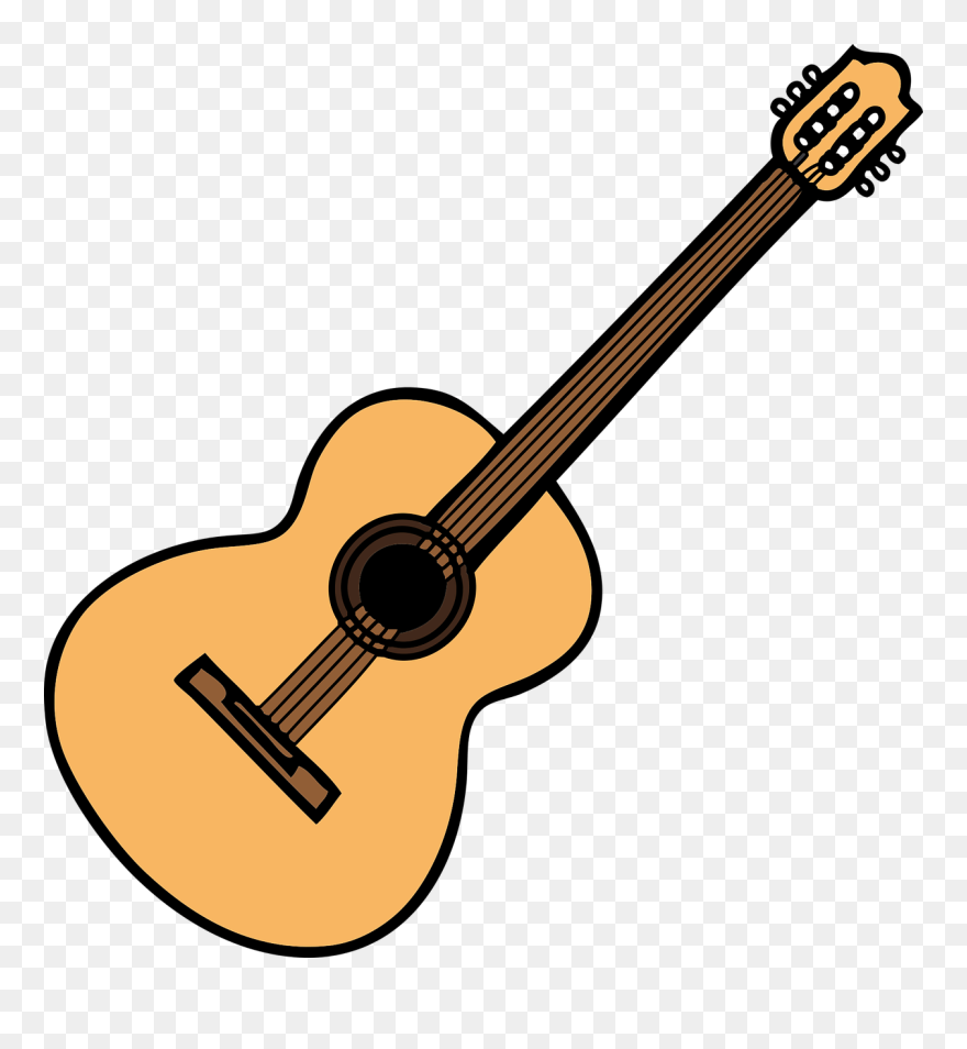 Hình Cây Đàn Guitar Clipart