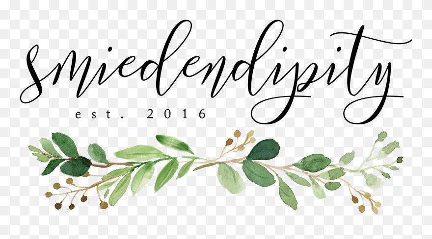 Smiedendipity - Watercolor Greenery Png Clipart